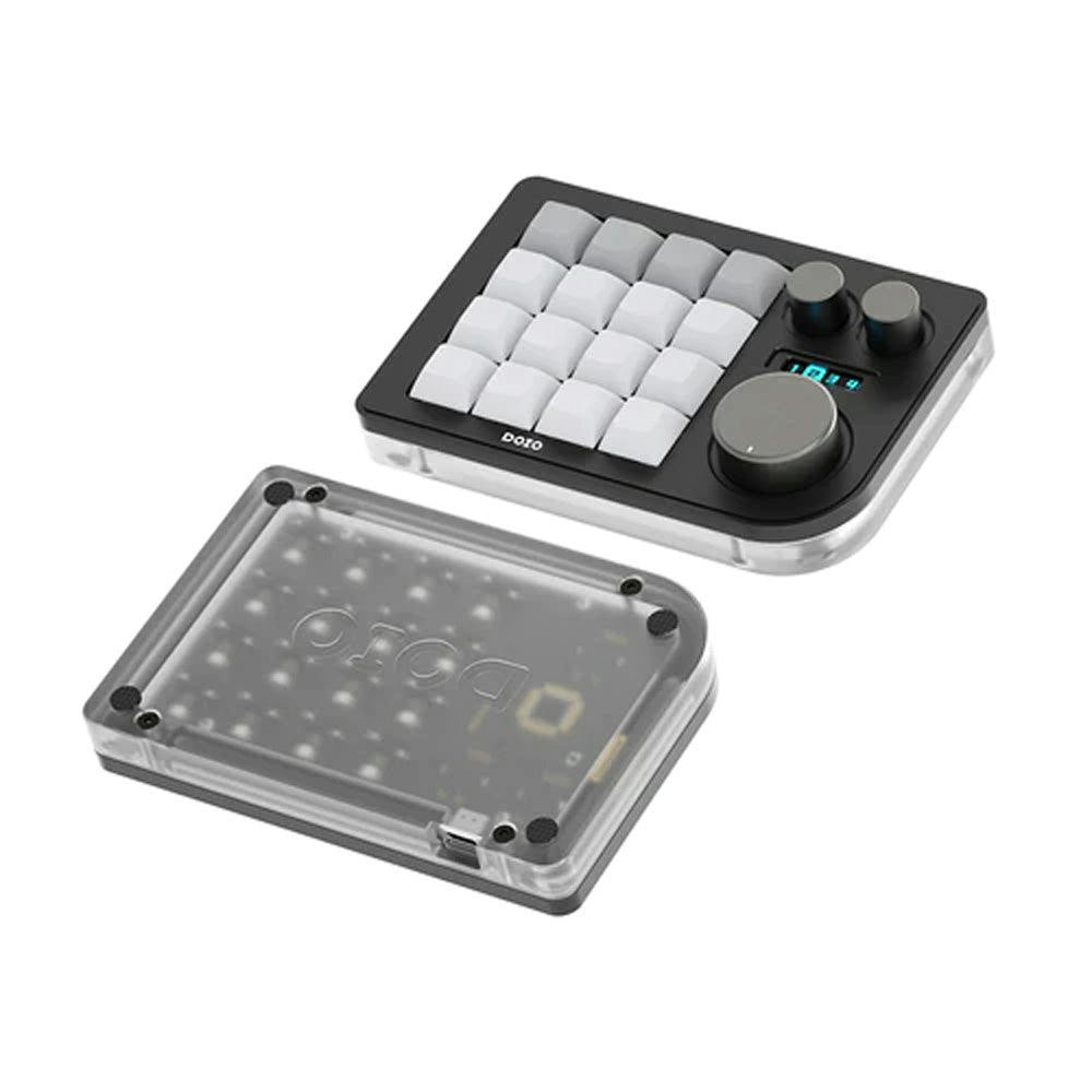 Megalodon Macro Pad - Triple Knobs Black