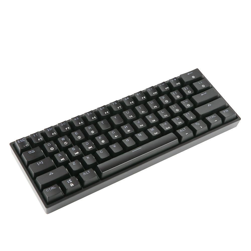 Skyloong SK61/SK61S ABS SK61 ABS (Wired Mode Only) / Black / Gateron Optical Black