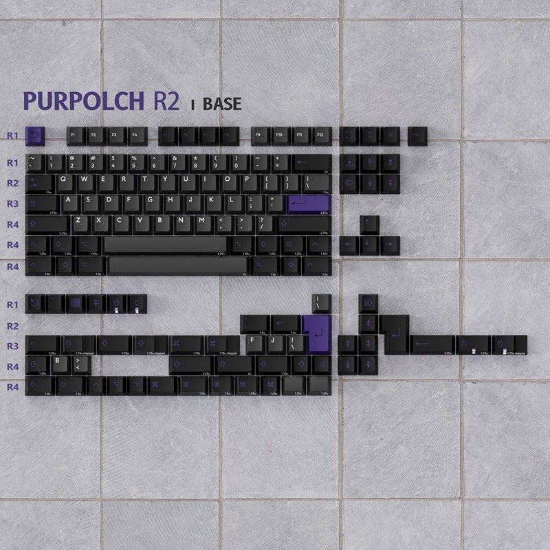 KBDfans PURPOLCH R2 Cherry Profile Keycaps