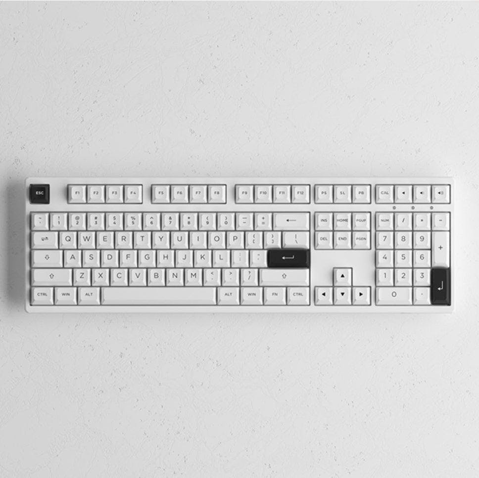 AKKO 3108RF Dual Mode Mechanical Keyboard White / Wine Red