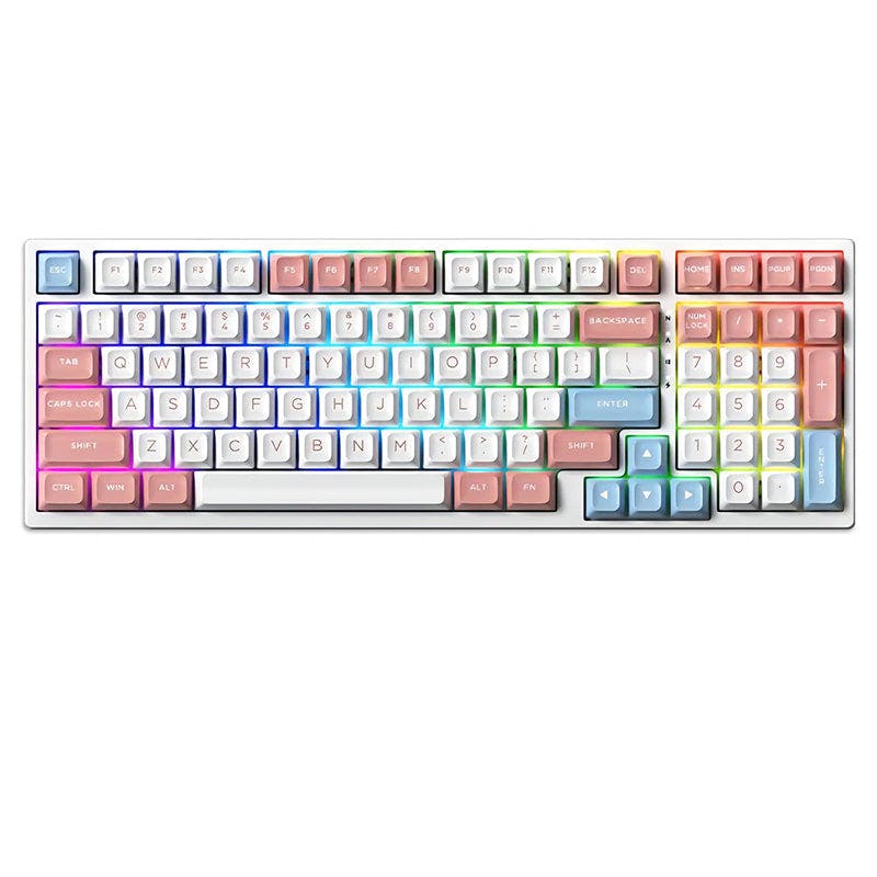 ACGAM DAGK 6098 Wireless Mechanical Keyboard Pink / BOX White Tactile