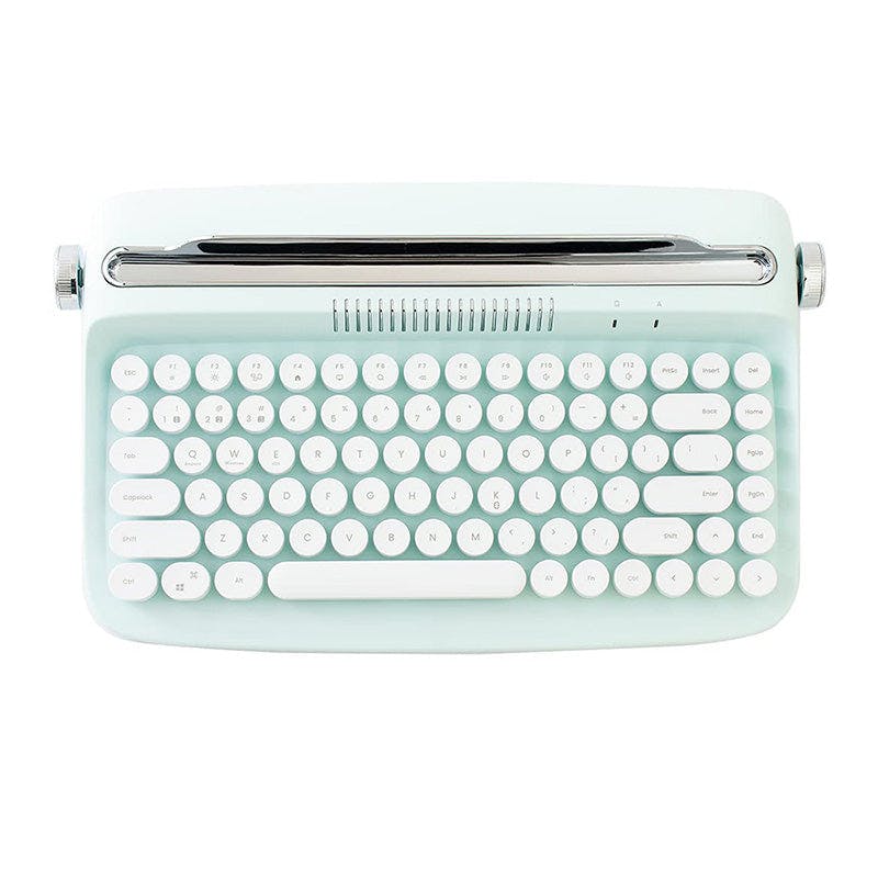 ACGAM ACTTO B303 Typewriter Retro Bluetooth Membrane Keyboard Sweet Mint