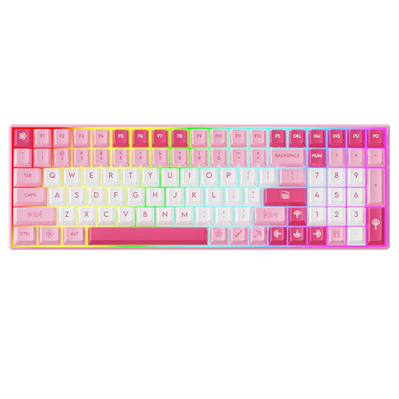 ACGAM 6096 Pink 96% Mechanical Keyboard Default Title