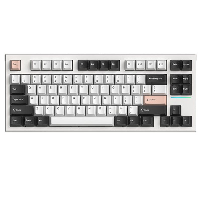 FL·ESPORTS FL750 Mechanical Keyboard White / Kailh Box V2 Red Linear