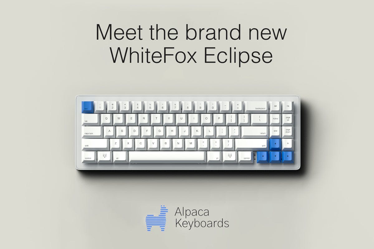 WhiteFox Eclipse Mechanical Keyboard Standard Low Profile