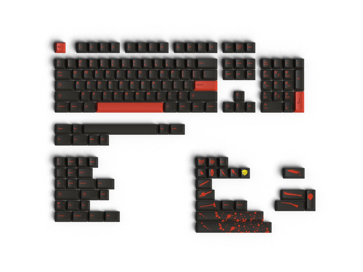 KDS Splatter Keycaps & Splatter Mechanical Keyboard KDS Splatter Keycap Set